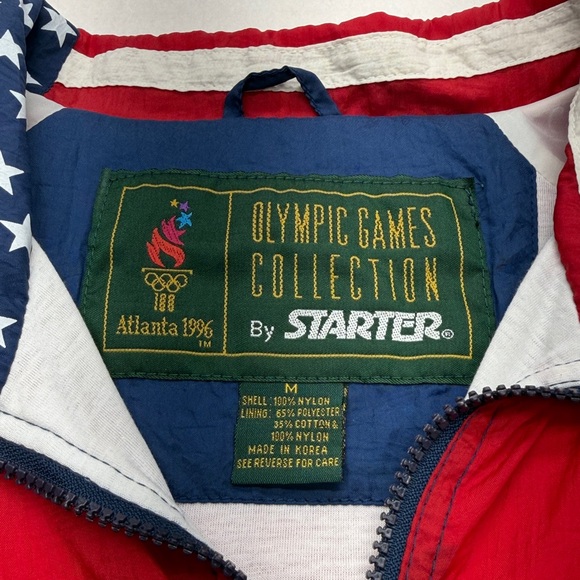 Vintage Starter Atlanta 1996 USA Olympic Games Jacket Size Medium - Picture 4 of 8